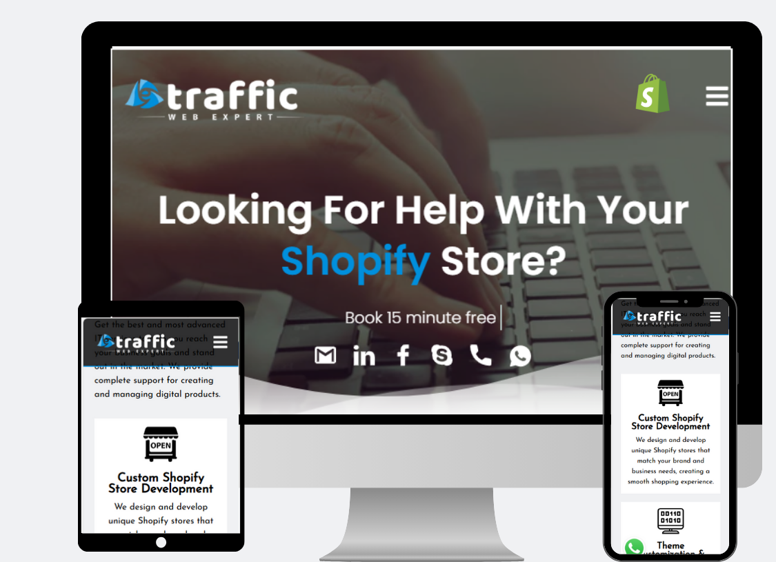 Landing Page Design & Development – Etraffic Webexpert